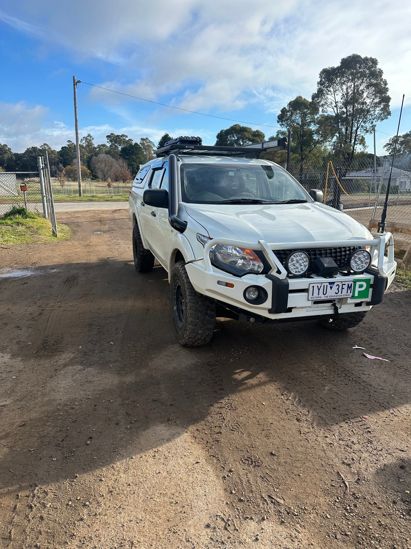 Mitsubishi Triton mq 4inch stainless steel snorkel