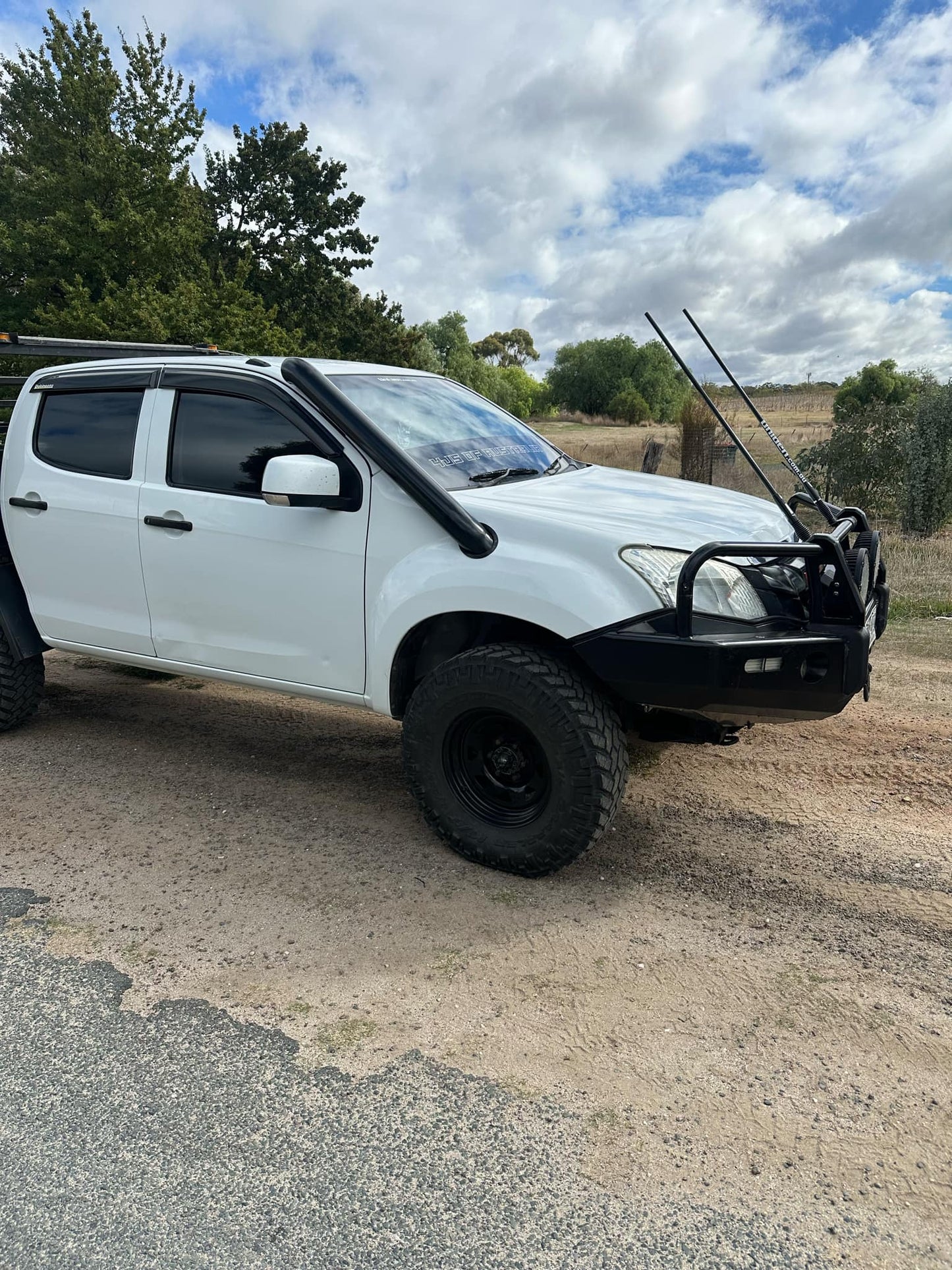 Isuzu D-max 2012- 2019 4” Stainless Snorkel