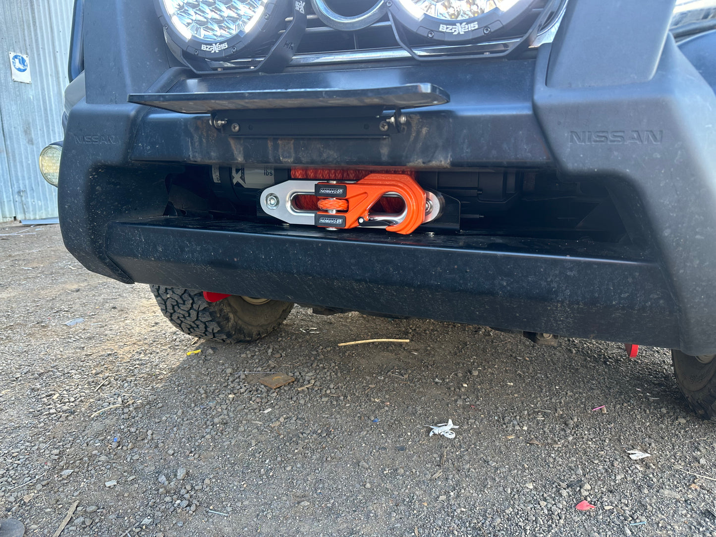 Nissan Navara NP300 Hidden Winch Cradle (fits behind factory bullbar)