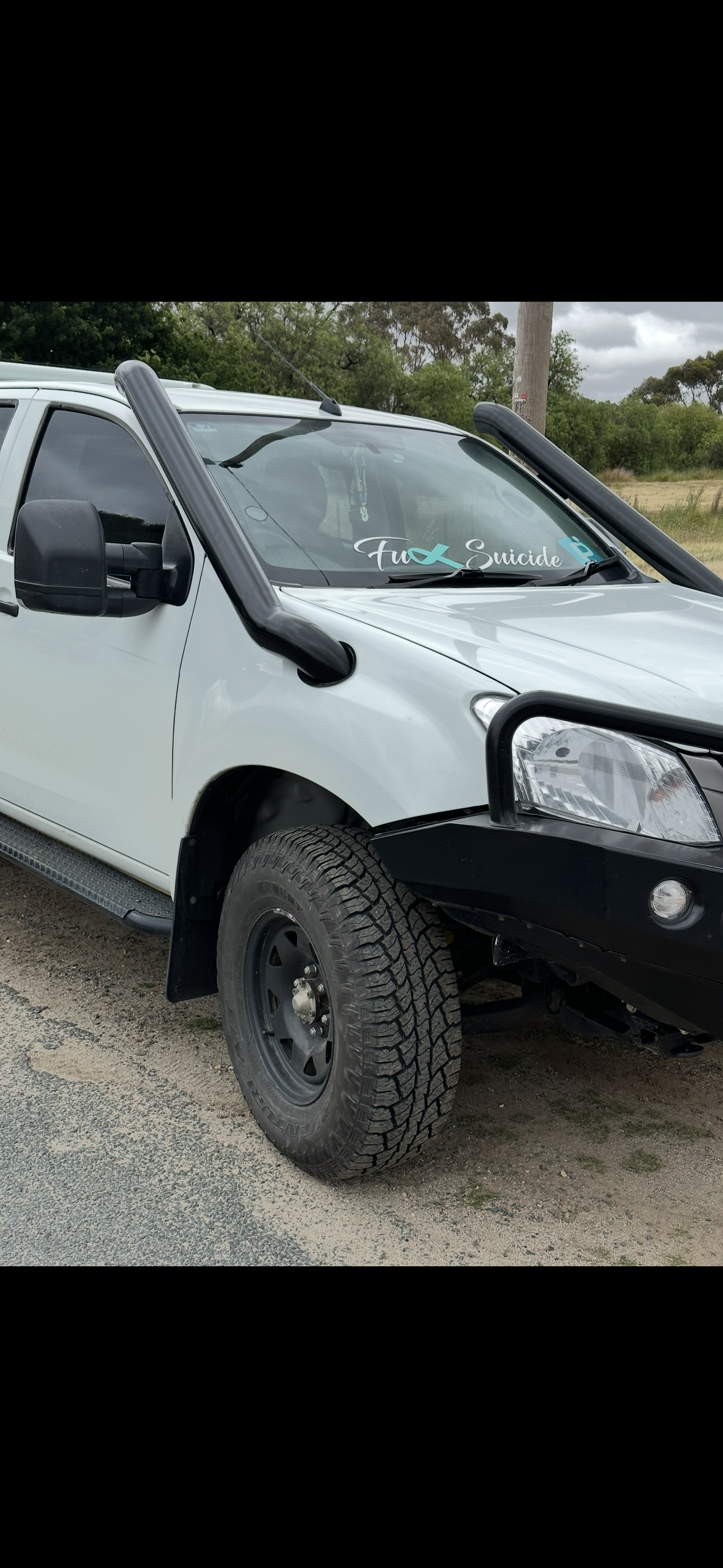 Isuzu dmax 2013-19 stainless steel snorkel
