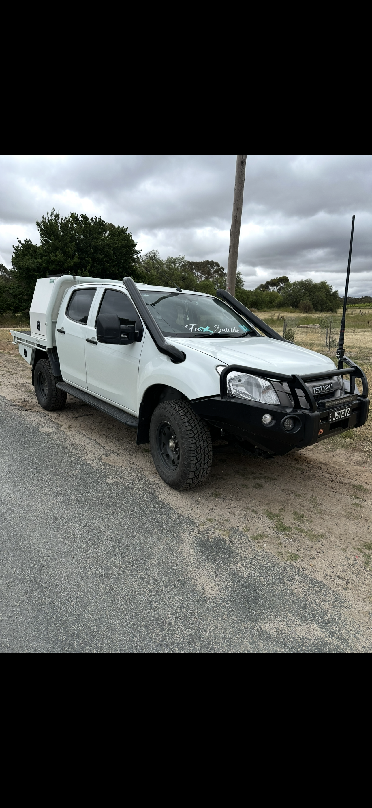 Isuzu dmax 2013-19 stainless steel snorkel