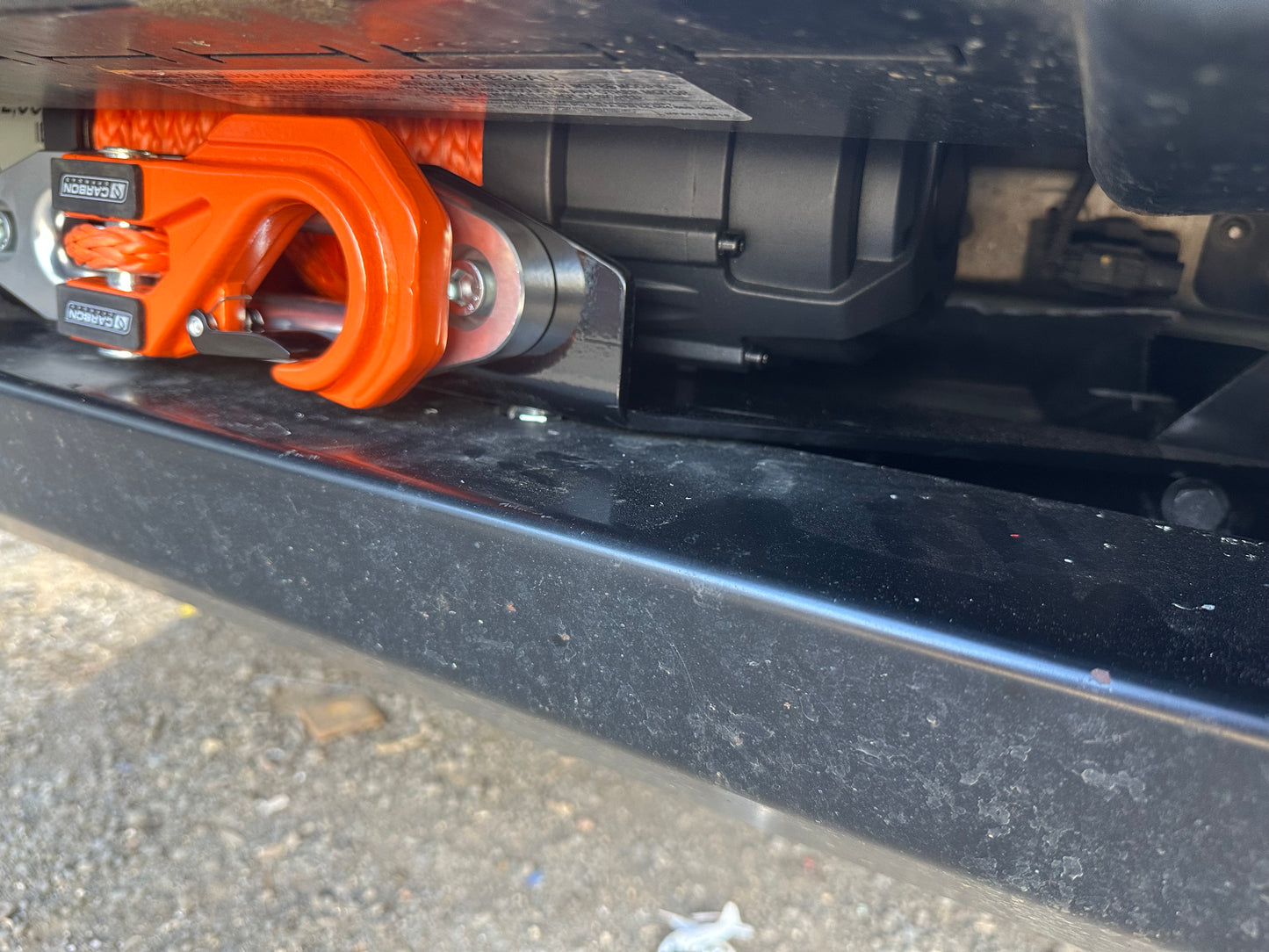 Nissan Navara NP300 Hidden Winch Cradle (fits behind factory bullbar)