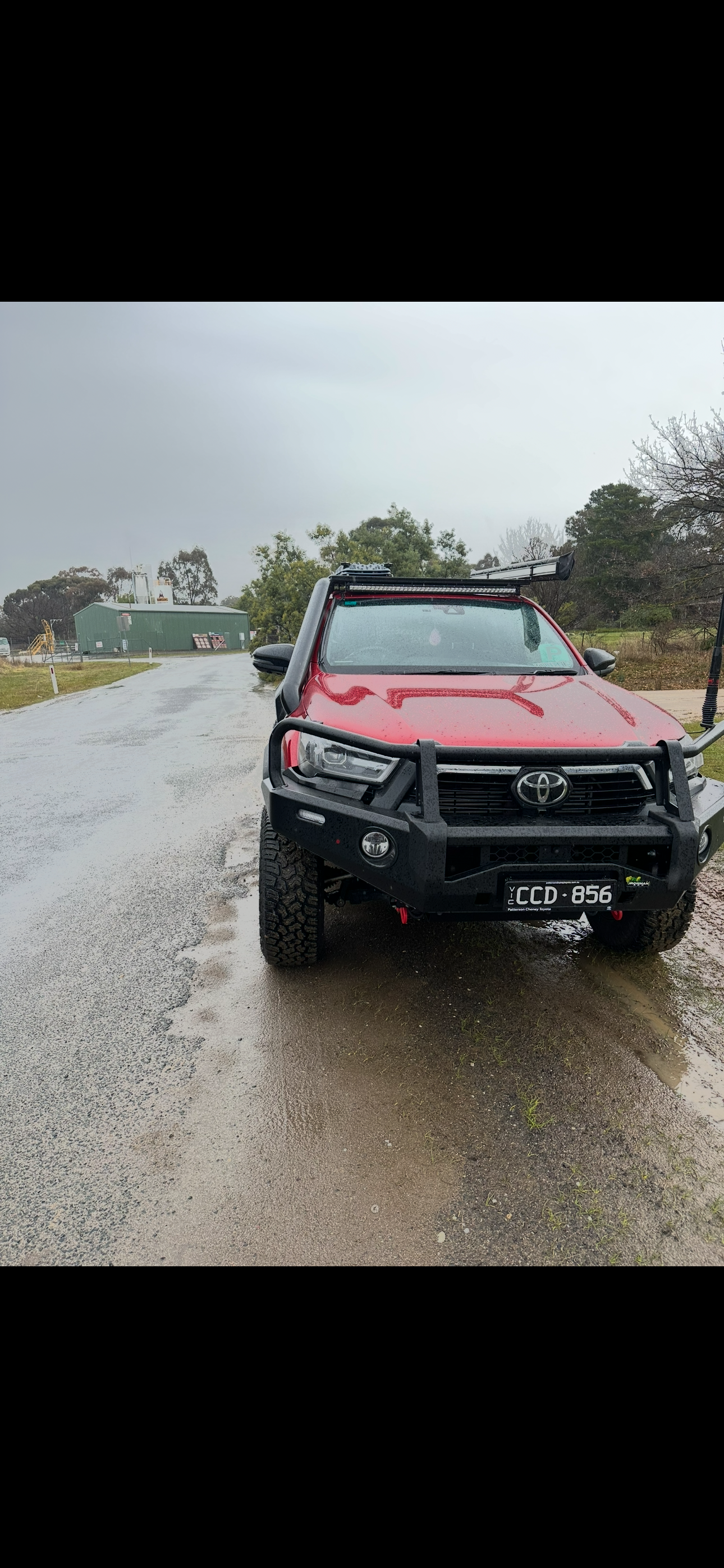 Toyota hilux straight short entry 4” stainless snorkel