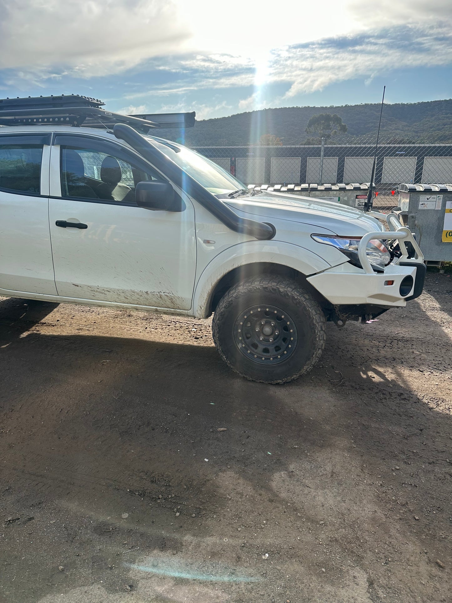 Mitsubishi Triton mq 4inch stainless steel snorkel