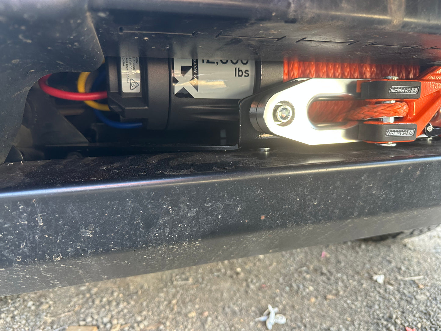 Nissan Navara NP300 Hidden Winch Cradle (fits behind factory bullbar)