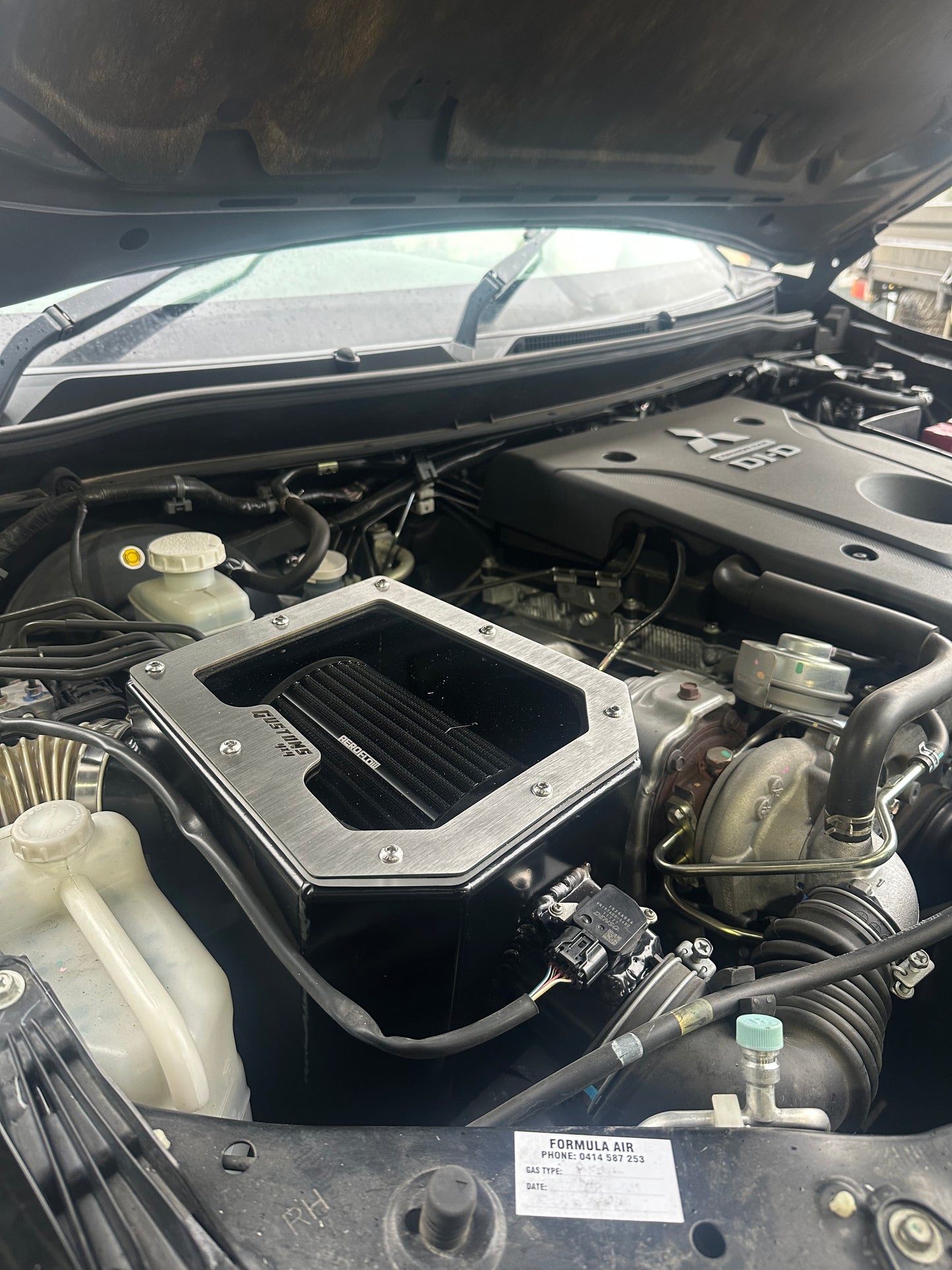 Mitsubishi triton Mr custom airbox
