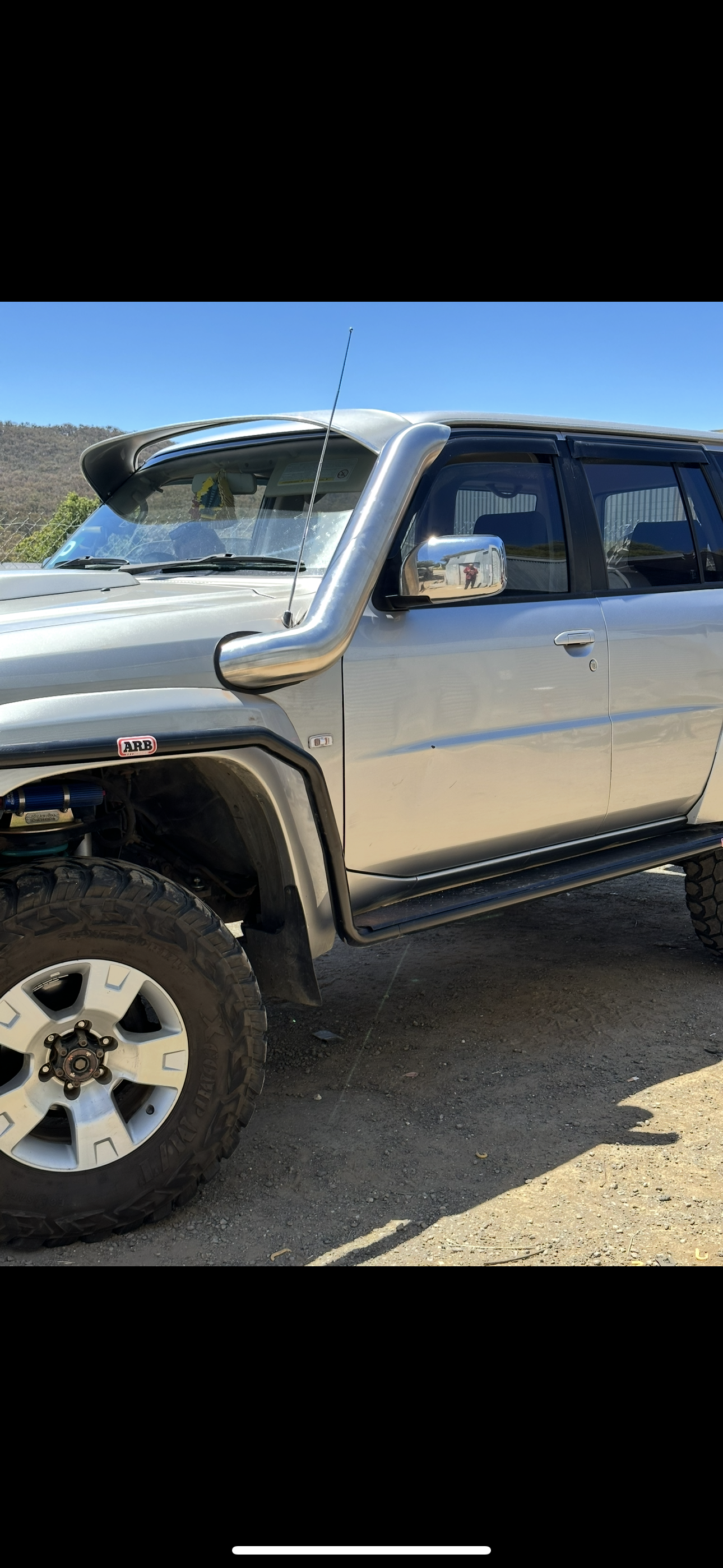 Nissan patrol Gu s4 5” low cut snorkel