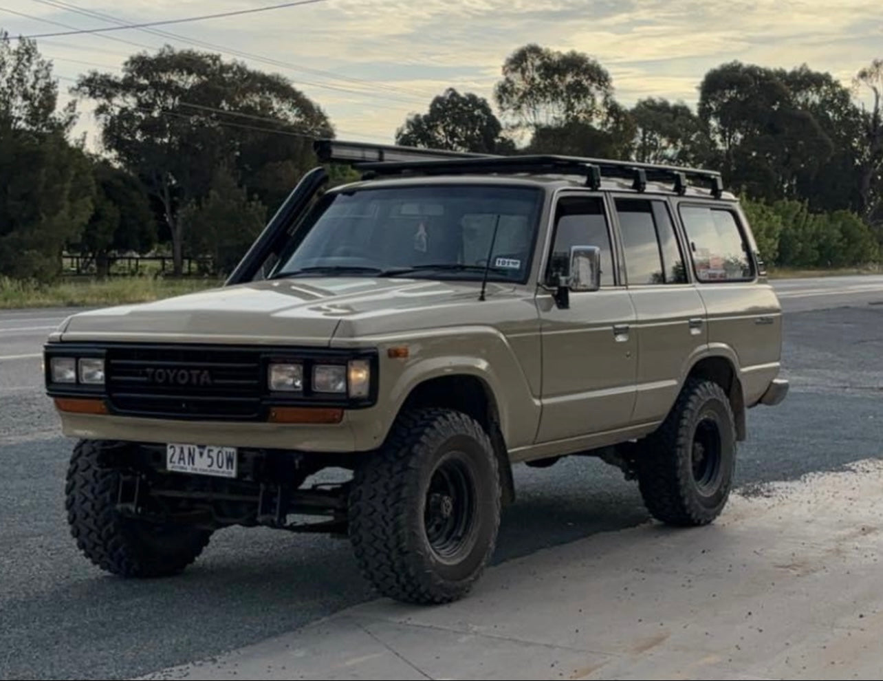 Toyota Land Cruiser 60 Series 4" Stainless Snorkel