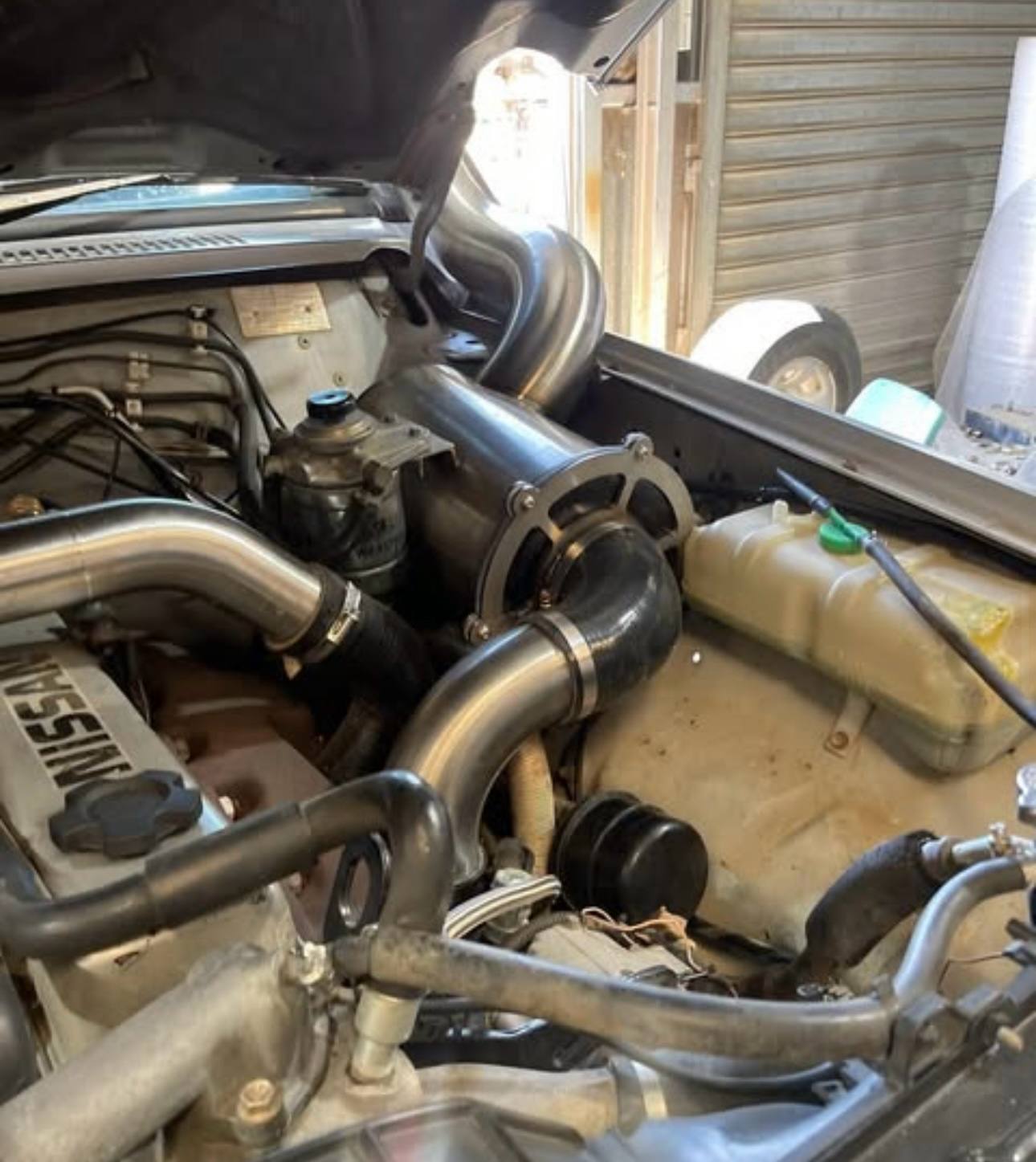 Nissan GQ Bonnet Entry, Snorkel & Airbox Combo