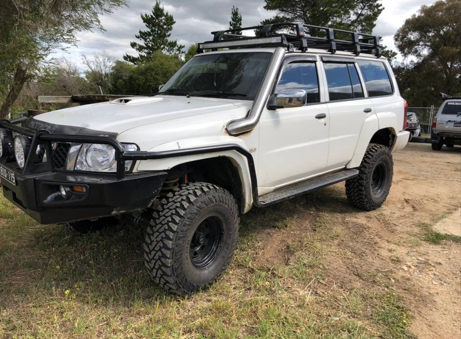 Nissan GU Patrol Series 4, 4" Stainless Snorkel