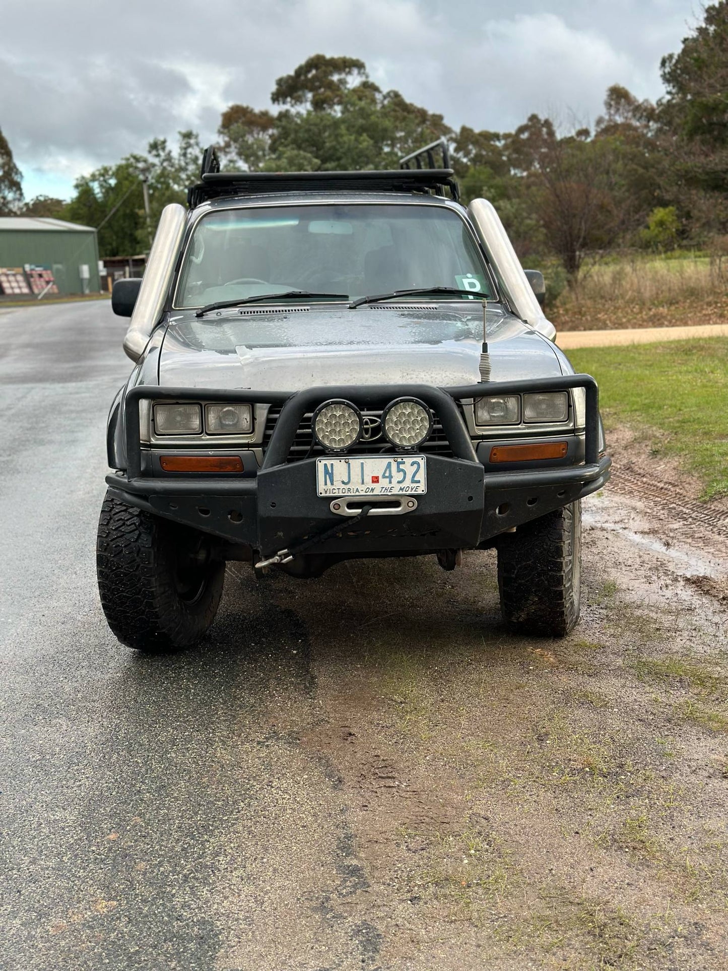 Toyota Land Cruiser Series 80 5" Stainless Snorkel