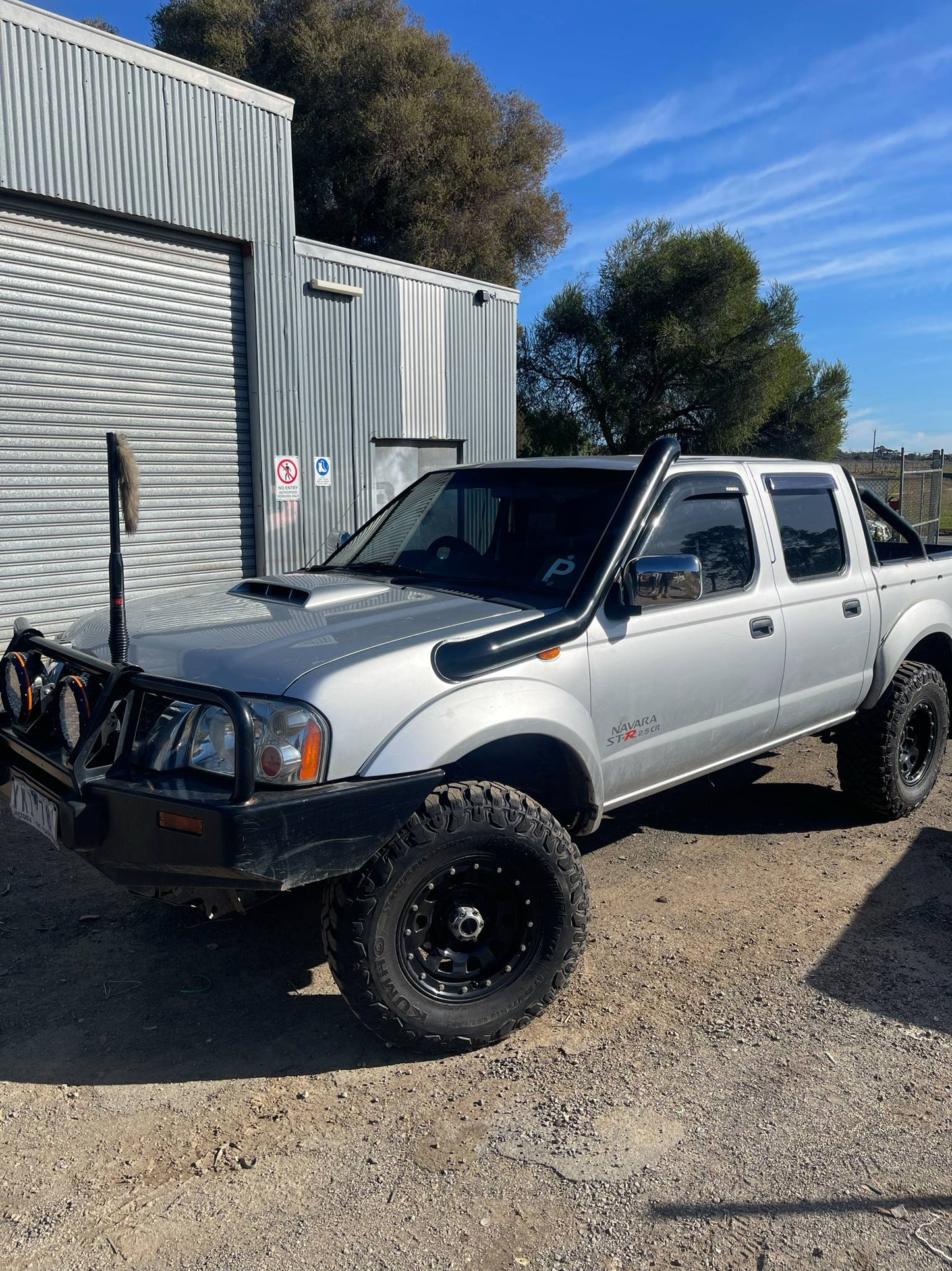 Nissan Navara D22 4" Stainless Snorkel