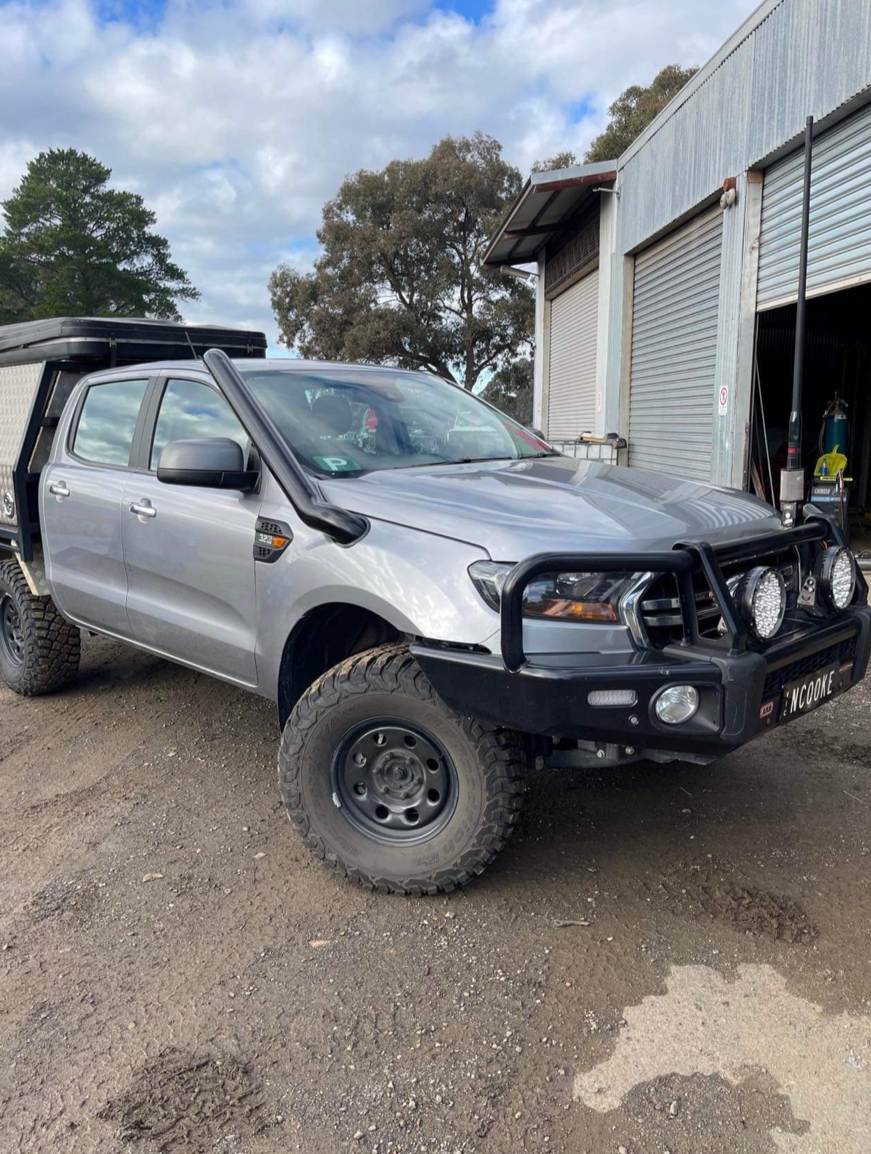 Ford Ranger PX 1-2-3, 4” Stainless Snorkel