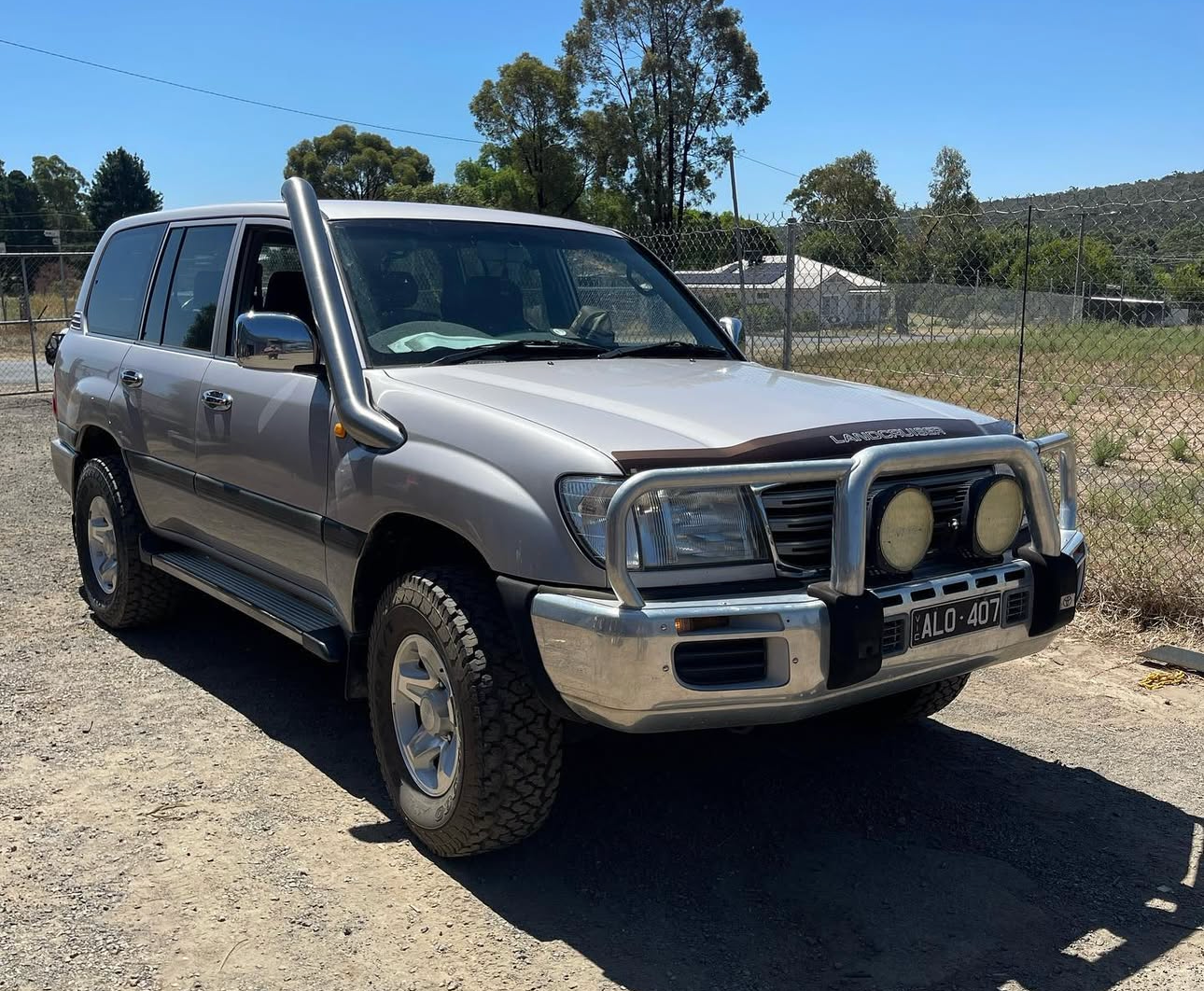 Toyota landcruiser 100-105 series 4inch stainless steel snorkel