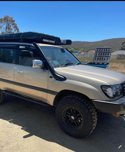 Toyota landcruiser 100-105 series 4inch stainless steel snorkel