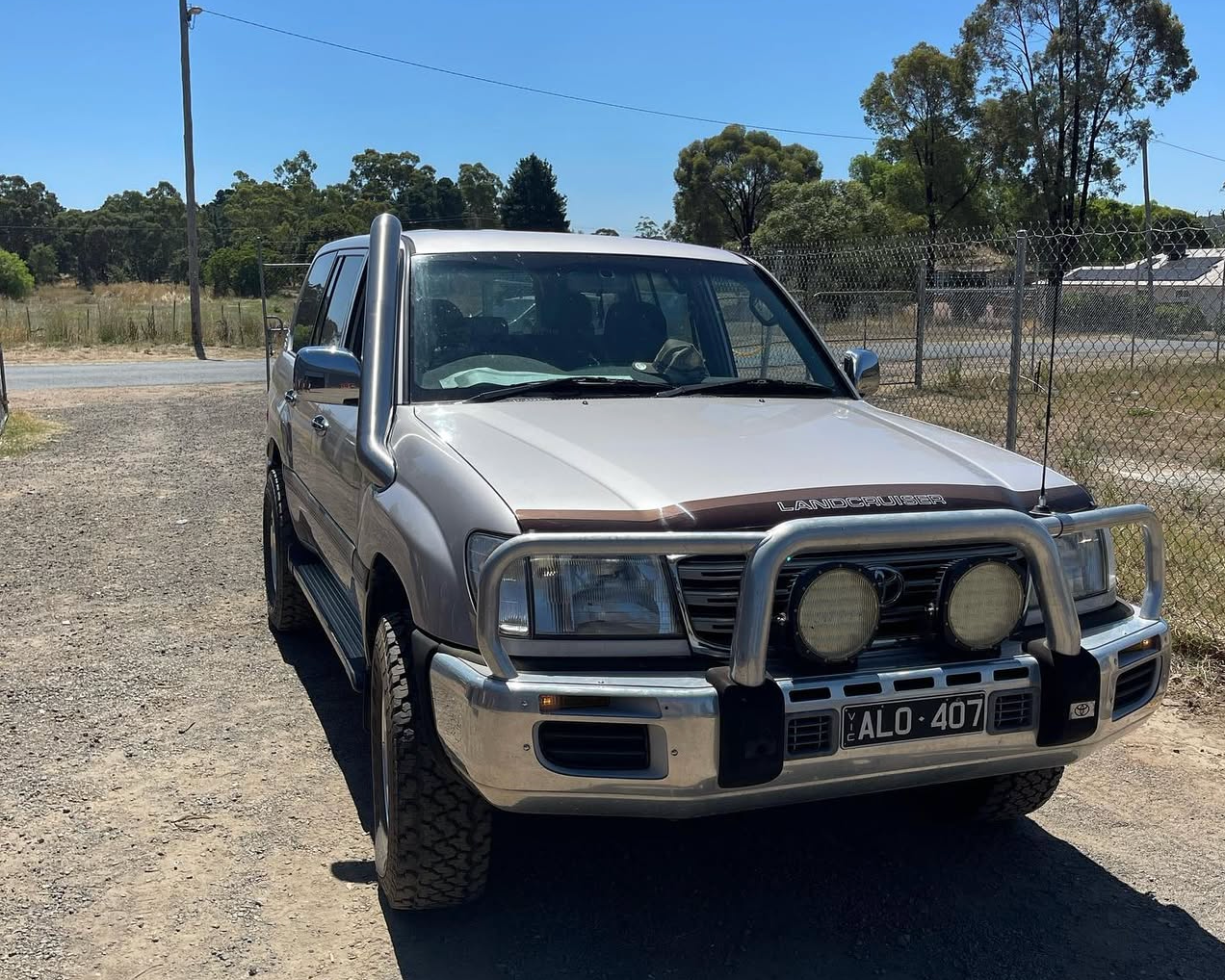 Toyota landcruiser 100-105 series 4inch stainless steel snorkel