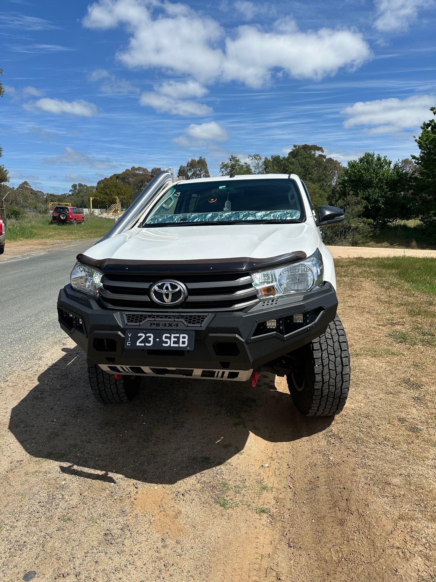 Toyota Hilux n80 5inch mid entry stainless steel snorkel